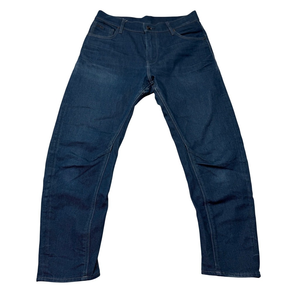 G-Star RAW Womens Arc 3D Boyfriend Jeans Dark Wash Sustainable Denim 27x30